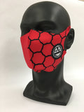 HKS Graphic Mask SPF Red - Large - 51007-AK320