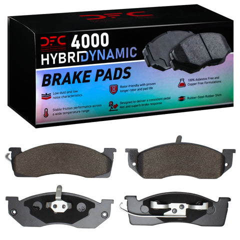 DFC 88-90 Dodge Dynasty Front 4000 Hybridynamic Brake Pads - 4000-0478-00