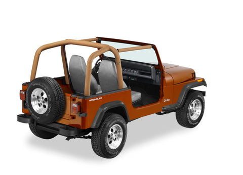 Bestop 92-95 Jeep Wrangler YJ Sport Bar Cover (Spice) - 80009-37