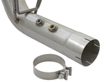 aFe ATLAS 4in DPF-Back Alum Steel Exhaust System w/Dual Exit Polished Tip 2017 GM Duramax 6.6L (td) - 49-04086-P