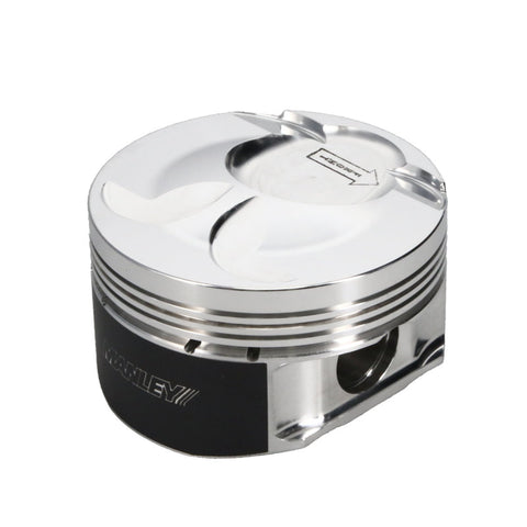 Manley Ford 3.5L Ecoboost 3.662in Bore 1.239in CD 10.0:1 CR -0.5cc Dome Extreme Duty Piston Set - 594920CE-6