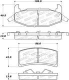 StopTech Street Brake Pads - 308.03770