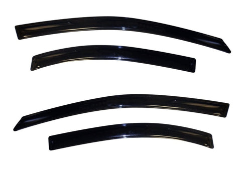 AVS 12-18 Chevy Sonic Ventvisor Outside Mount Window Deflectors 4pc - Smoke - 94472