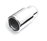 Gibson Rolled Edge Straight-Cut Tip - 3in OD/2.25in Inlet/6in Length - Stainless - 500377