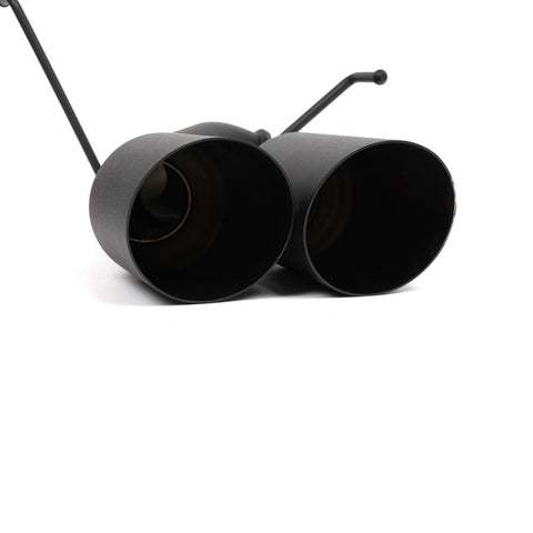 BLOX Racing 2022+ WRX Muffler Delete / Axle Back Single Wall 4in - Matte Black Tips - BXEX-51106-BK