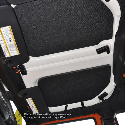 DEI 11-18 Jeep Wrangler JK 2-Door Boom Mat Headliner - 4 Piece - Gray Leather Look - 50162