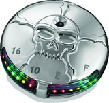 Kuryakyn Zombie Fuel & Battery Gauge Chrome - 7357