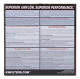 K&N Custom Air Filter Round 5.25 inch ID 6.25 inch OD 2.5 inch Height - E-3322