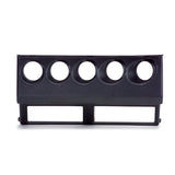 Autometer 87-95 Jeep Wrangler YJ Black Cluster Bezel - Holds Five 2-1/16in Gauges - 15218