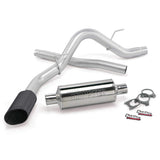 Banks Power 11-14 Ford 6.2L F-150 Raptor ECSB/CCSB Monster Exh Sys - SS Single Exh w/ Black Tip - 48755-B