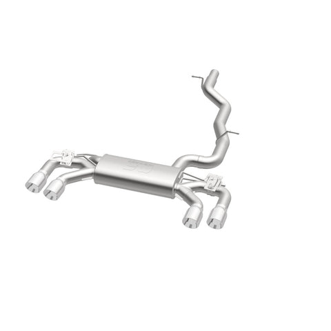 MagnaFlow Sys C/B 2015-2017 Volkswagen Golf R 3in Polished SS Quad Tip Split Rear Exit - 19165