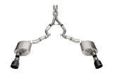 Corsa 24+ Frd MustangGT Conv Xtreme Cat-Back Ex.Sys 3.0in Dual Rear Ex w/4.5in Blk PVD ProSeries Tip - 21270BLK