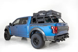 Addictive Desert Designs 2015+ Ford F-150 Overlander Chase Rack w/ 3rd Brake Light - Hammer Black - C118822000103