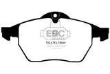 EBC 99-02 Saab 9-3 Convertible Redstuff Front Brake Pads - DP31062C