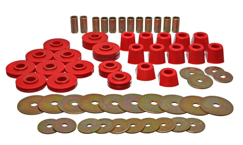 Energy Suspension 67-95 K5 Blazer /  67-70 Denali XL/Suburban/Yukon XL 4WD Red Body (Cab) Mount Set - 3.4110R