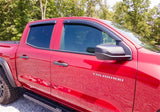 AVS 2023 Chevrolet Colorado / GMC Canyon Ventvisor Outside Mount Window Deflectors 4pc - Smoke - 94218