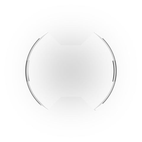 KC HiLiTES SlimLite 8in. LED Light Shield (Shield Only) - Clear - 5207