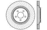 StopTech 94-04 Ford Mustang SVT Cobra Slotted & Drilled Sport Front Right Brake Rotor - 127.61045R