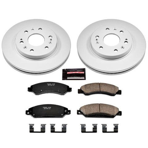 Power Stop 07-08 Cadillac Escalade Front Z17 Evolution Geomet Coated Brake Kit - CRK2067