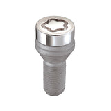 McGard Wheel Lock Bolt Set - 4pk. (Cone Seat) M14X1.5 / 17mm Hex / 27.5mm Shank Length - Chrome - 27222