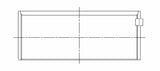 ACL Chevy 265ci 4.3L OHV 2v Standard Size High Performance Rod Bearing Set - 8B745HN-STD