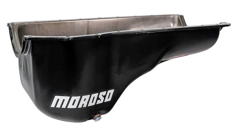 Moroso Ford 351C/351M Stock (w/Front Sump) Wet Sump 6qt 8.25in Steel Oil Pan - 20557