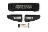 DV8 Offroad 2021+ Ford Bronco Bumper- Accommodates 20in Dual Row Light Bar & (4) 3in Pod Light Mount - FBBR-03