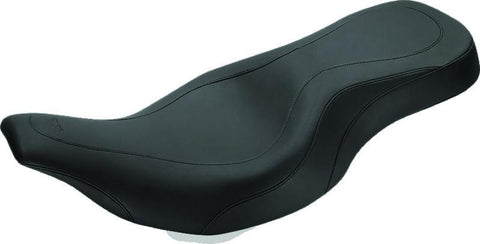 Mustang 97-07 Harley Electra Glide, Rd Glide Wide Tripper 1PC Seat - Black - 76587