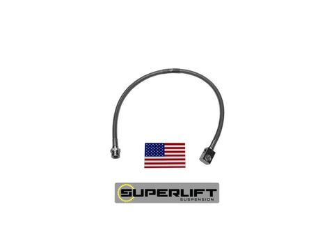 Superlift 77-86 Jeep CJ w/ 2-4in Lift Kit (Single) Bullet Proof Brake Hose - 91405