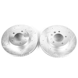 Power Stop 04-06 Porsche Cayenne Front Evolution Drilled & Slotted Rotors - Pair - EBR820XPR