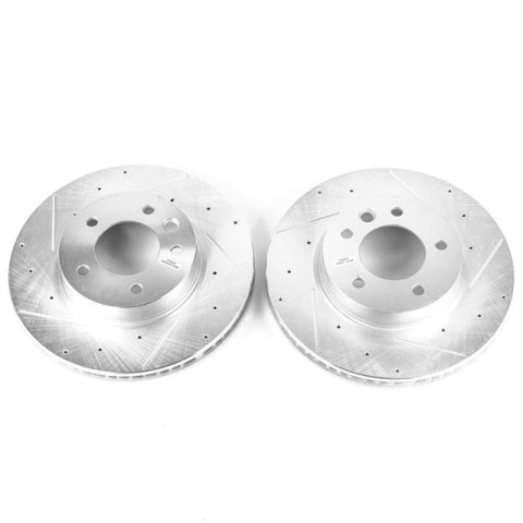 Power Stop 04-06 Porsche Cayenne Front Evolution Drilled & Slotted Rotors - Pair - EBR820XPR