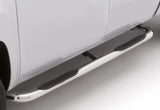 Lund 2019 Chevrolet Silverado 1500 Extended Cab 3in Round Bent SS Nerf Bars - Polished - 22677549