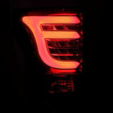 AlphaRex 15-17 Ford F-150 (Excl Models w/Blind Spot Sensor) PRO-Series LED Tail Lights Red Smoke - 652020