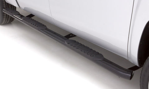 Lund 10-17 Dodge Ram 2500 Mega Cab (6.5ft. Bed) 5in. Oval WTW Steel Nerf Bars - Black - 260115033