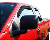 AVS 22-23 Toyota Tundra CC/CrewMax In-Channel Ventvisor Front & Rear Window Deflectors 4pc - Smoke - 194888
