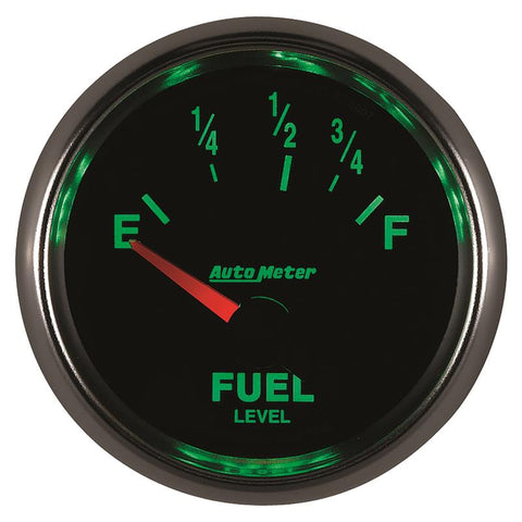 AutoMeter Gauge Fuel Level 2-1/16in. 73 Ohm(e) to 10 Ohm(f) Elec Gs - 3815