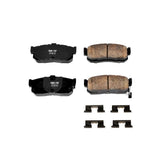 Power Stop 91-96 Infiniti G20 Rear Z17 Evolution Ceramic Brake Pads w/Hardware - 17-540
