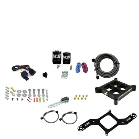 Nitrous Express 4150 Single Entry Crossbar Nitrous Plate Kit RNC (250-750HP) w/o Bottle - 63840-00