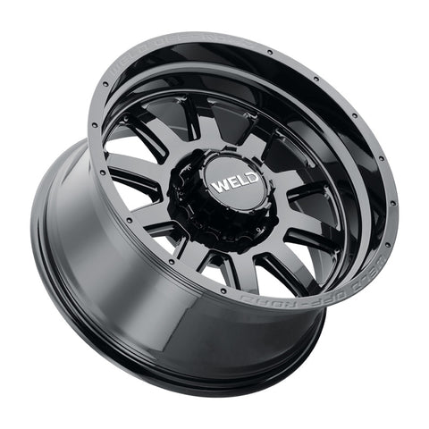 Weld Off-Road W168 20X9 Stealth 8X165.1 ET00 BS5.00 Gloss Black 125.1 - W16809082500