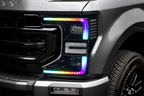 Oracle 2022 Ford F250/350 Super Duty Dynamic ColorSHIFT Headlight DRL Kit w/Switchback - 1449-332