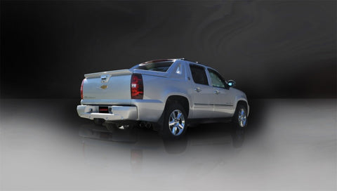 Corsa 2009-2013 Chevrolet Suburban 1500 5.3L V8 Black Sport Cat-Back Exhaust - 14914BLK