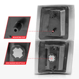 ANZO 1994-1998 Chevrolet Blazer Corner Lights Black Housing Clear Lens w/ Amber Reflector - 521042