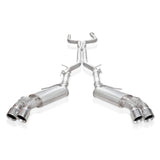 Stainless Works 2016-18 Camaro SS Exhaust 3in X-Pipe AFM Valves NPP Replacement Valves 4in Quad Tips - CA16AVCB
