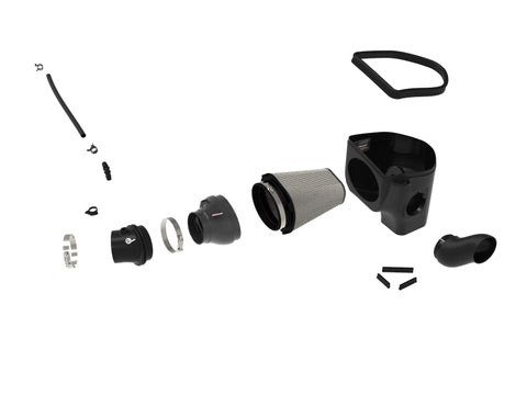 aFe Magnum Force Stage-2 Track Series Carbon Fiber AIS w/Pro Dry S Media-18 Dodge Challenger V8-6.2L - 57-10001D