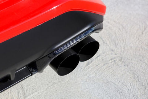 RMK Designs 22+ Subaru WRX Carbon Fiber Exhaust Finisher - Gloss Finish - RMK-05-EC01S-02
