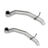 BBK 87-93 Mustang GT Cat Back Kit Varitune Mufflers - Aluminized turn downs - 3002