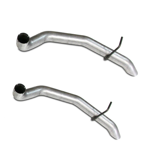 BBK 87-93 Mustang GT Cat Back Kit Varitune Mufflers - Aluminized turn downs - 3002