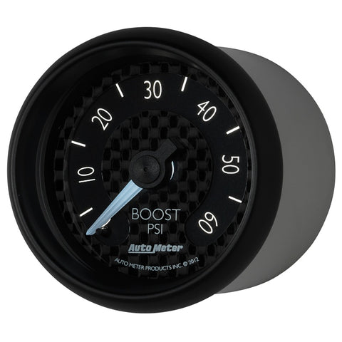 Autometer GT Series 52mm Mechanical 0-60 psi Boost Gauge - 8005