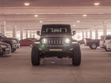 Road Armor 18-20 Jeep Wrangler JL SPARTAN Front Bumper - Tex Blk - 5183XF0B