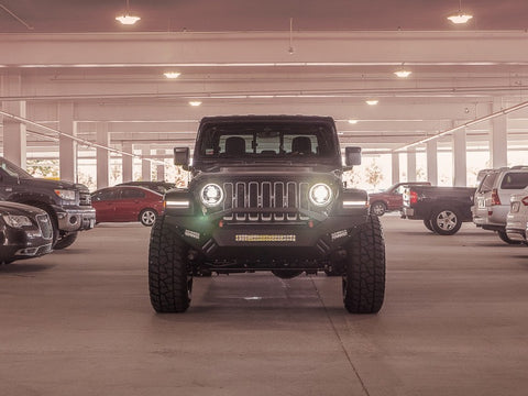 Road Armor 18-20 Jeep Wrangler JL SPARTAN Front Bumper - Tex Blk - 5183XF0B